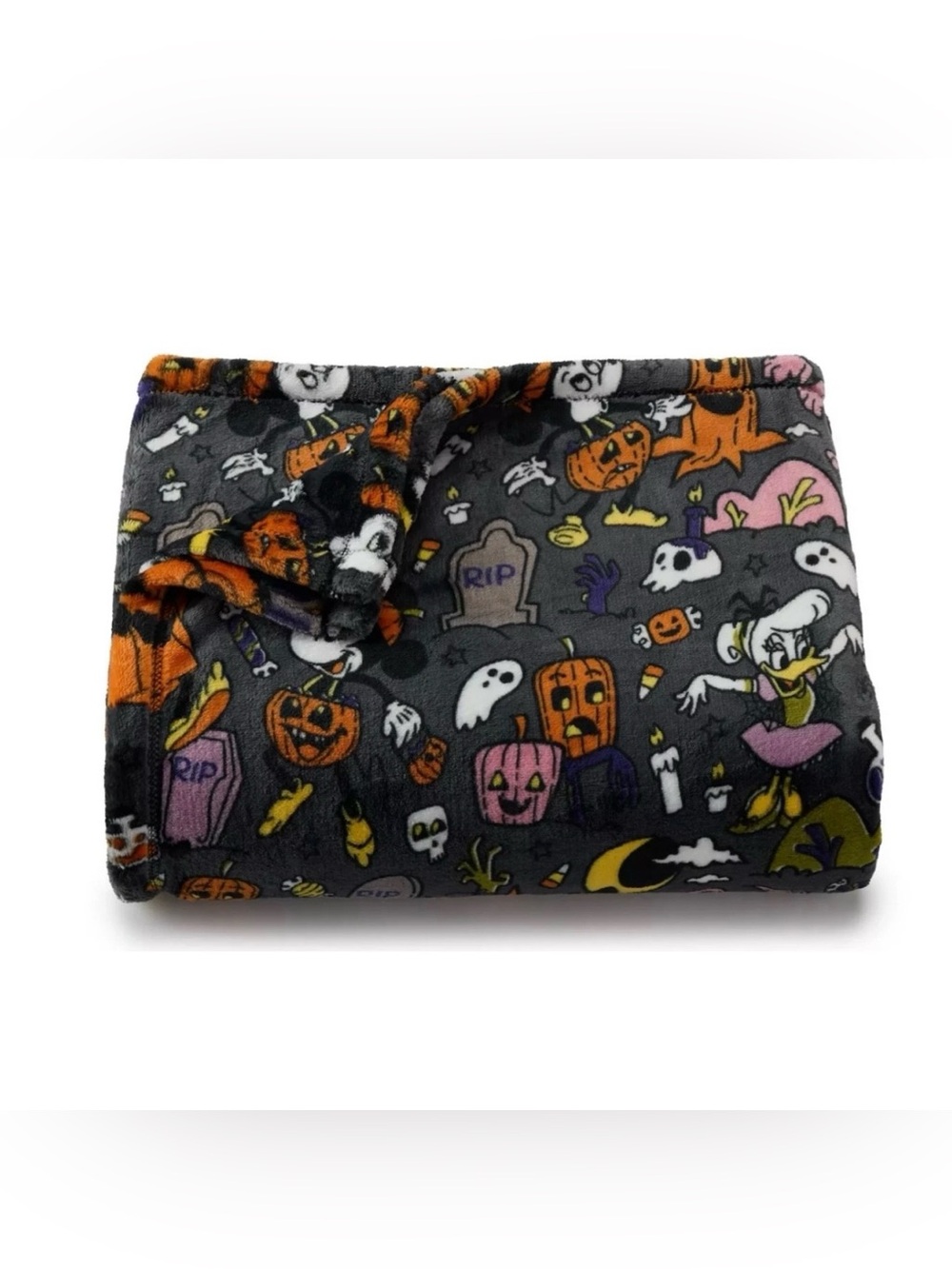 NEW Disney Halloween Mickey & Friends Oversized Throw Blanket 5'x6’